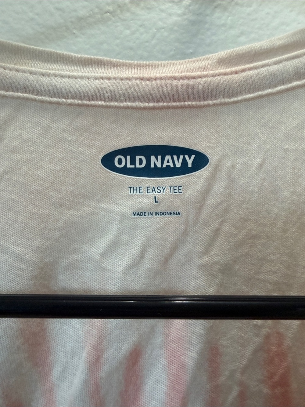 Old Navy Pink Tie-Dye Short Sleeve Tee - Picture 2 of 3